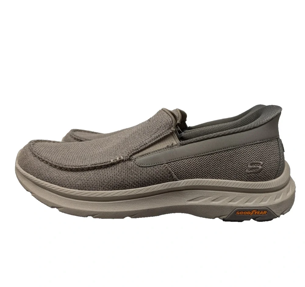 Skechers Slip ins Pollard Wilfred Sneakers Mens 13 Brown Loafer Comfort Arch